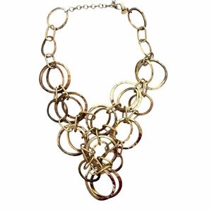 Chico’s Elegant Gold-Tone Statement Necklace